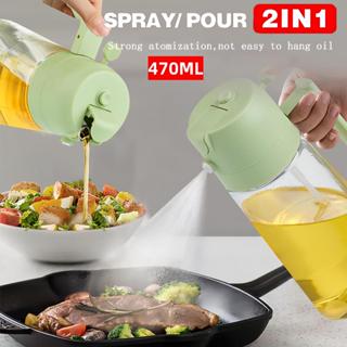 2 in 1 Glass Oil Sprayer & Dispenser