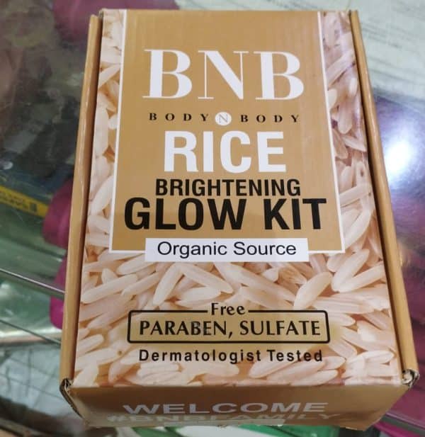 BNB RICE EXTRACT ORGANIC BRIGHT & GLOW KIT (WINTER SOLUTION)